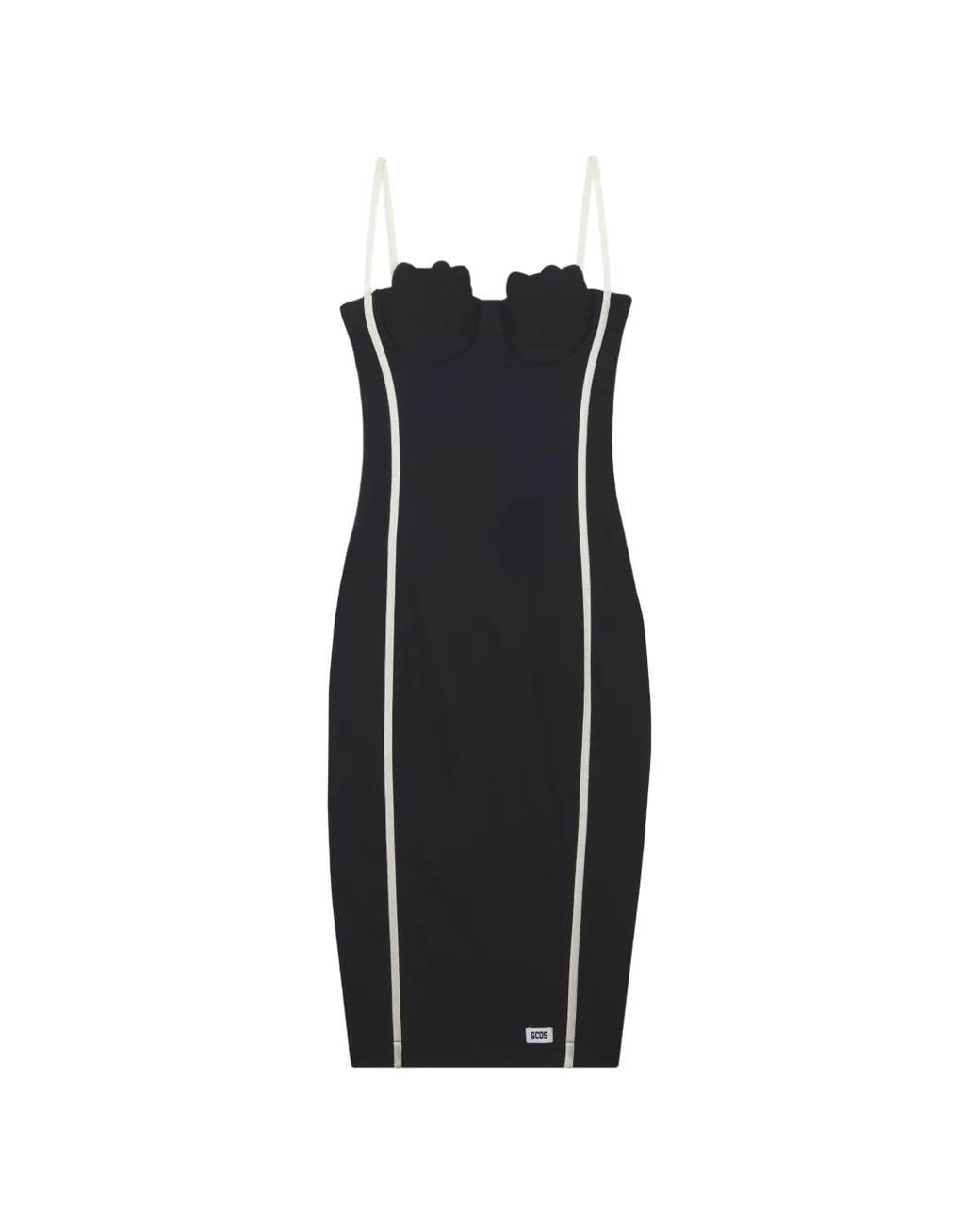Gcds Black Hello Kitty Midi Dress