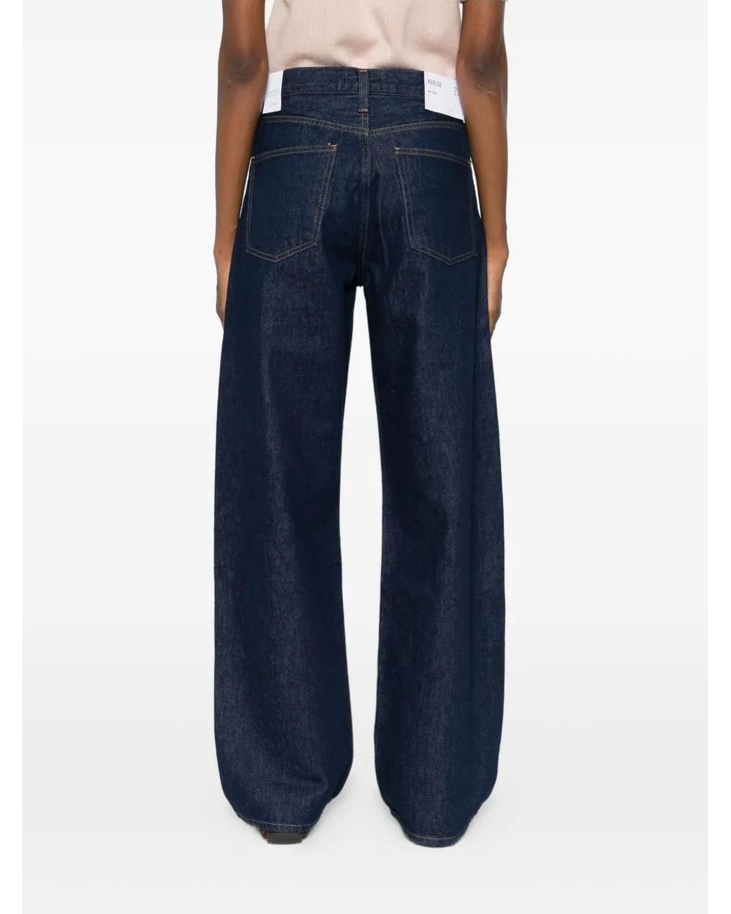 Agolde Blue Cotton Jeans