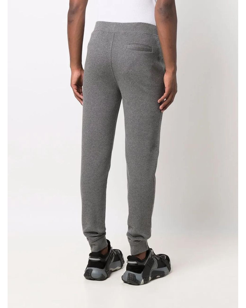 Corneliani Gray Slim Fit Track Pants for men