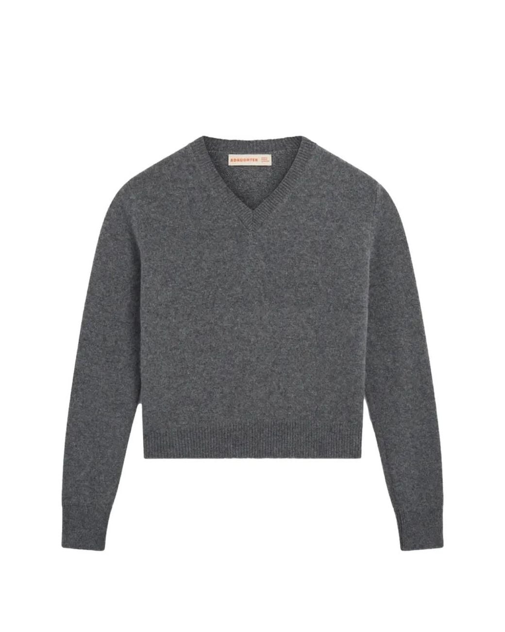 Innes Shoes &Daughter Sligo V-Neck Sweater in Gray | Lyst