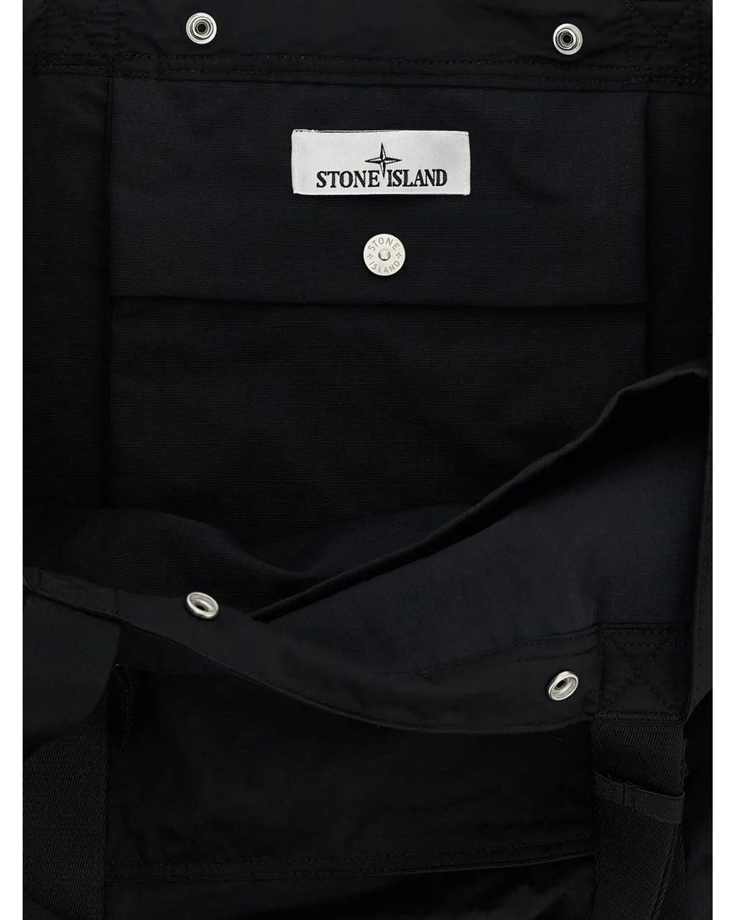 Stone Island Shopper Mit Logo-Patch in Black für Herren