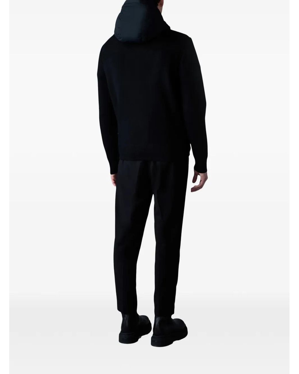 Mackage Blue Veste Matelassée Andrew-Z À Empiècements for men