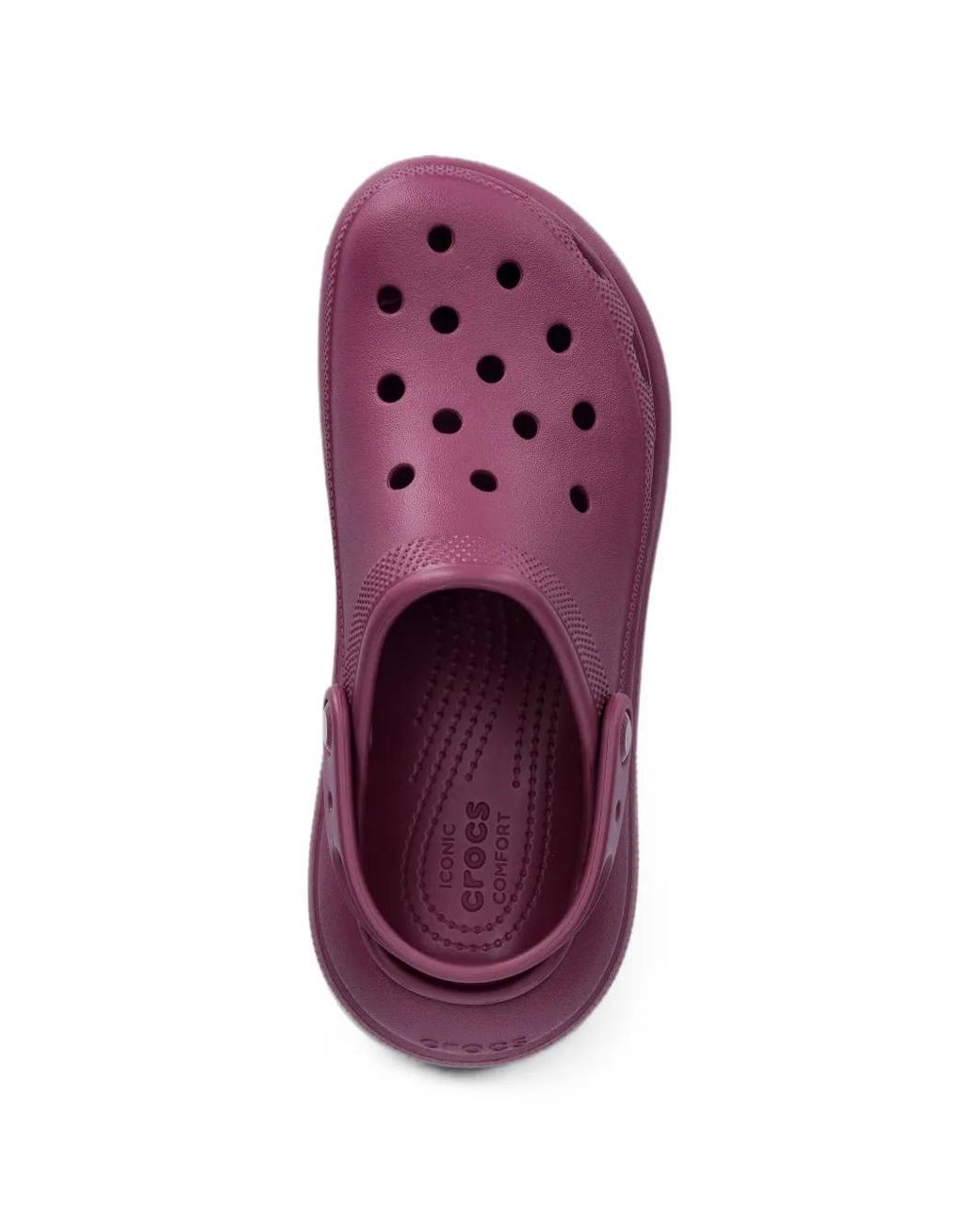 CROCSTM Purple Classic Crush Platform Clogs