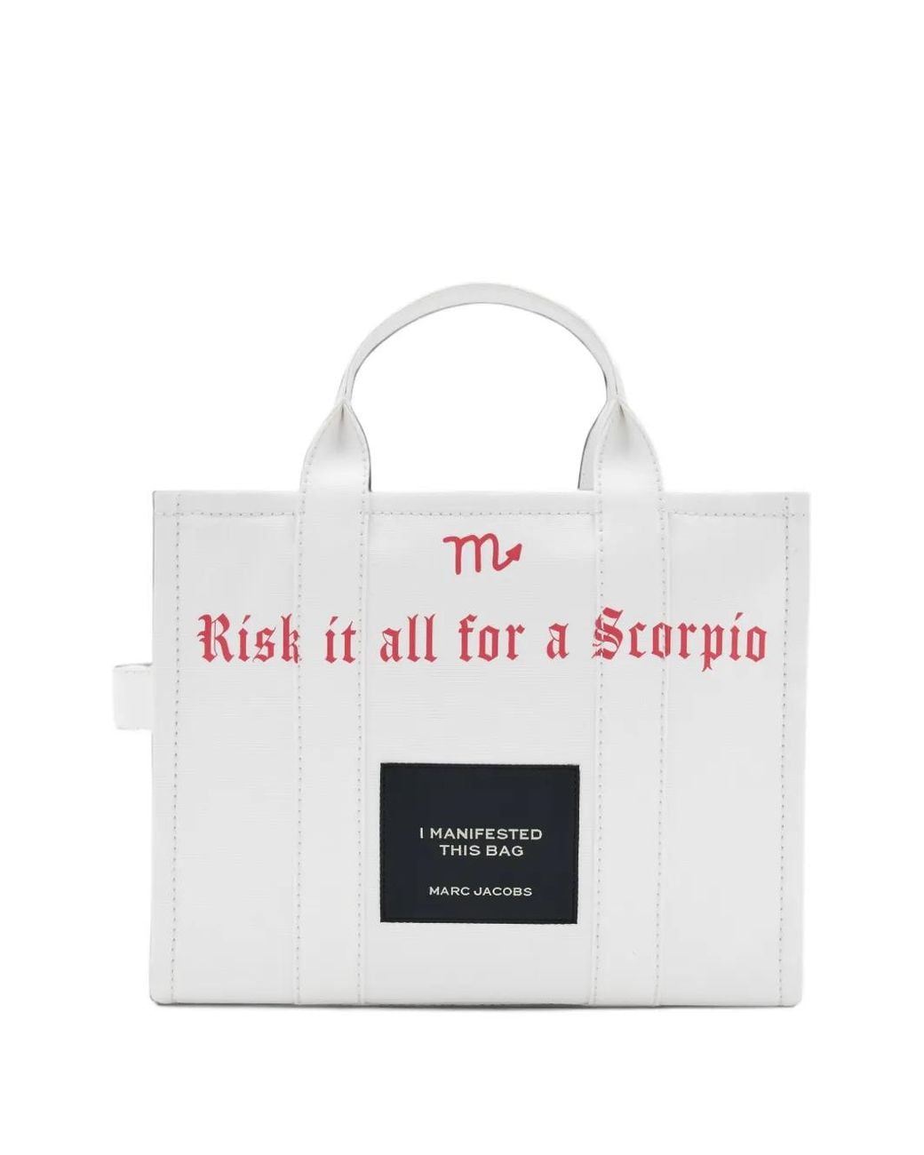 Marc Jacobs White The Medium Tote Bag