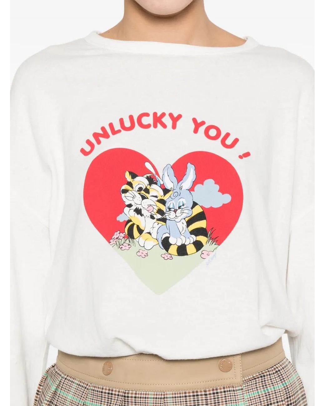 KENZO White Graphic-Print T-Shirt