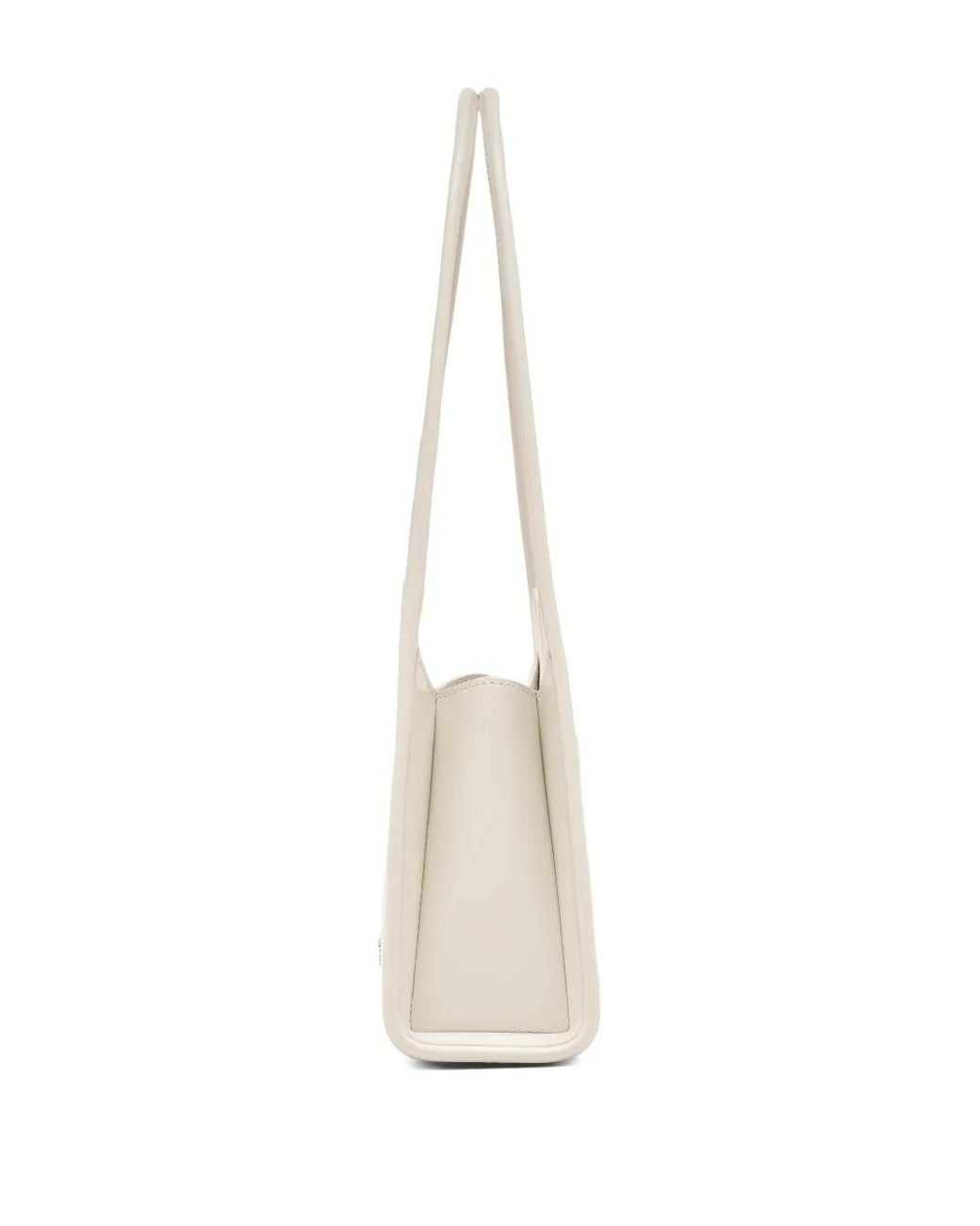Marc Jacobs White The Glam Claw Clip Shoulder Bag