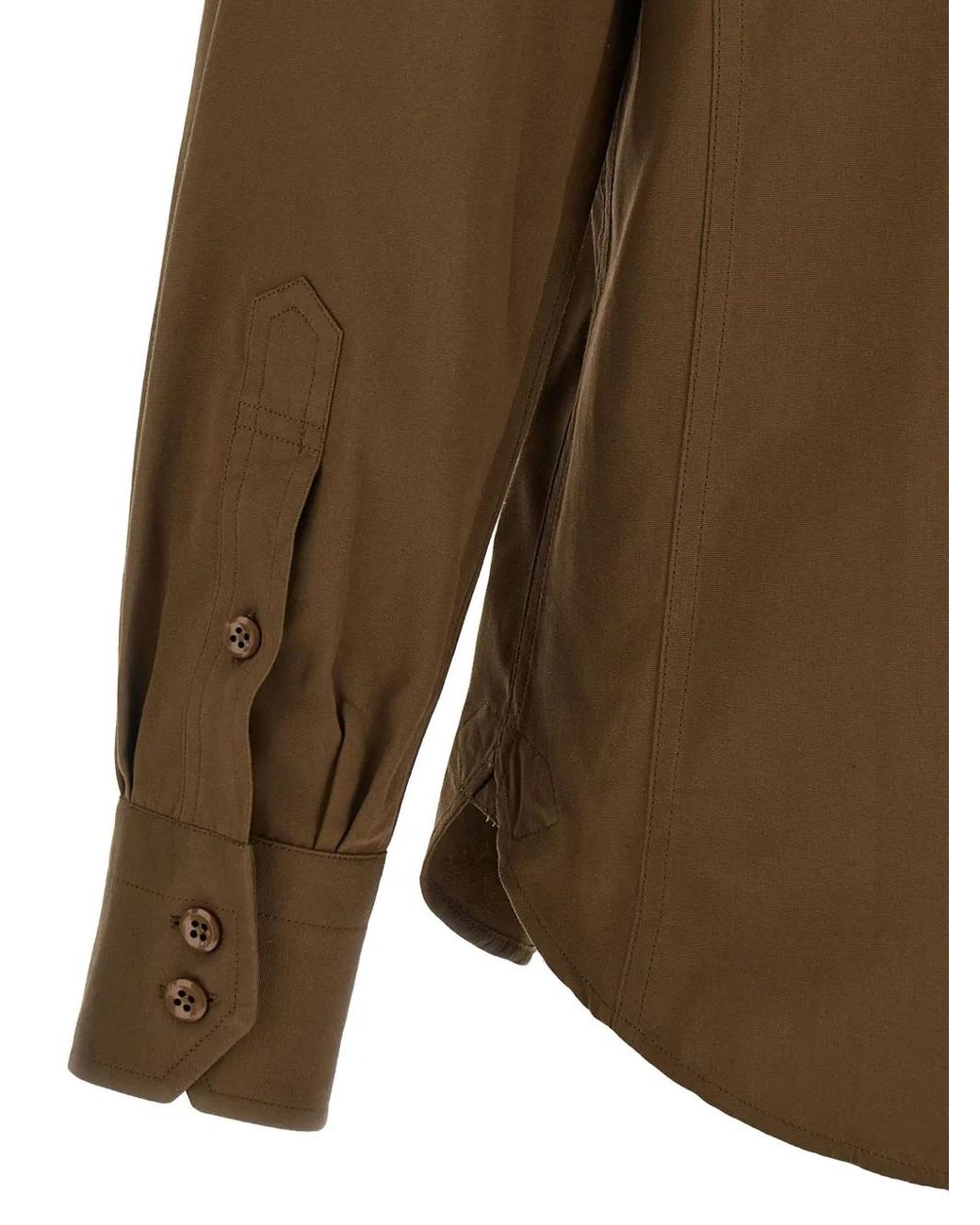 Tom Ford 'military' -shirt in het Green voor heren