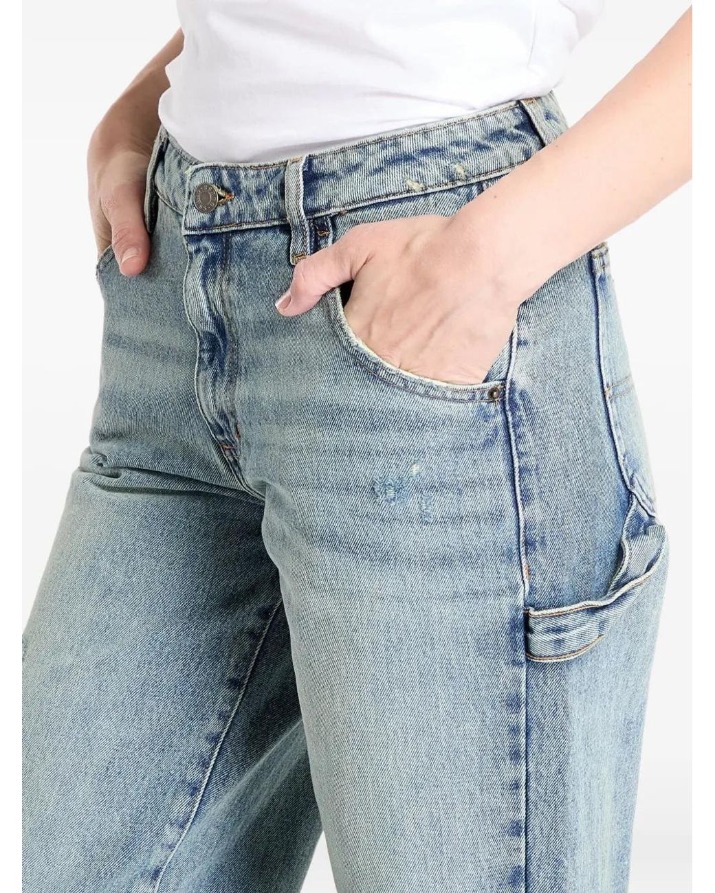 Guess Blue Distressed Jeans