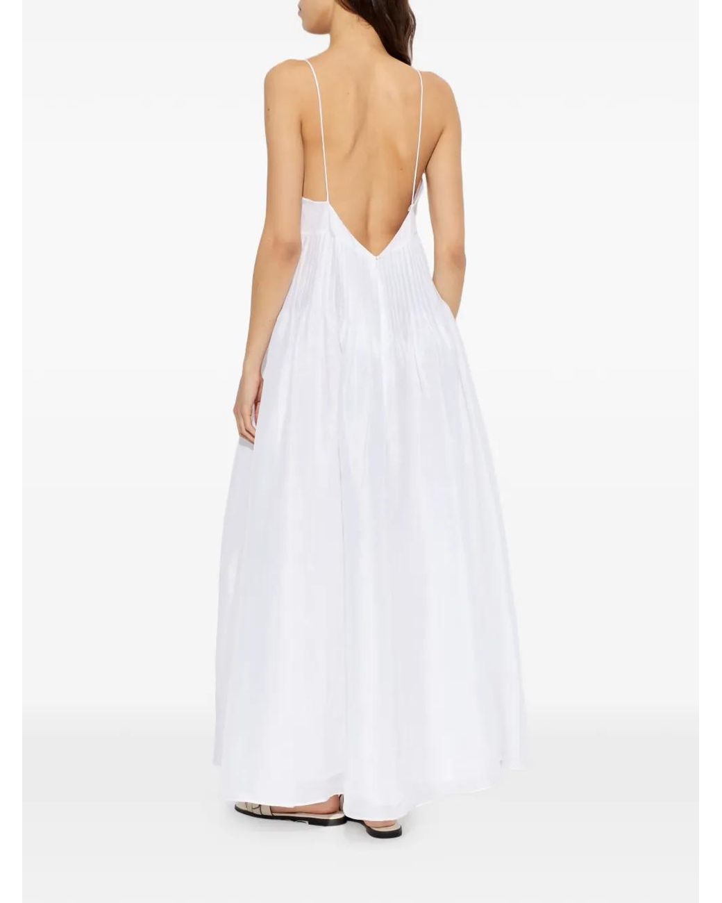 Tory Burch White Off-Shoulder Dress