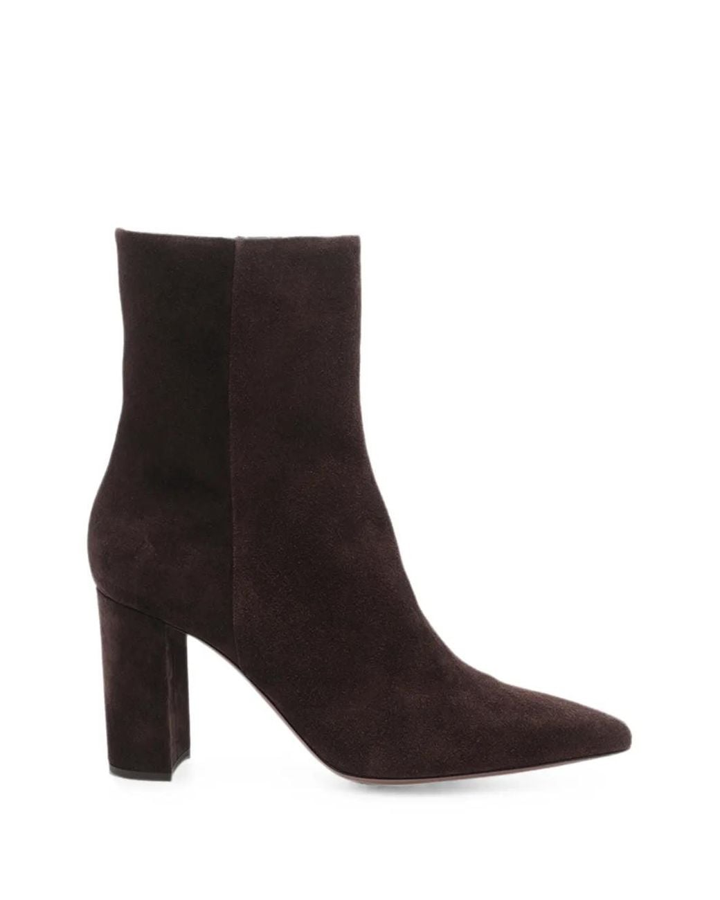 Paris Texas Brown Anja Pointed-Toe Ankle Boots
