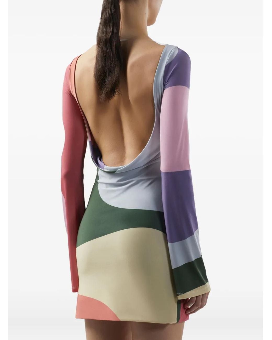 Gcds Purple Mini Dress