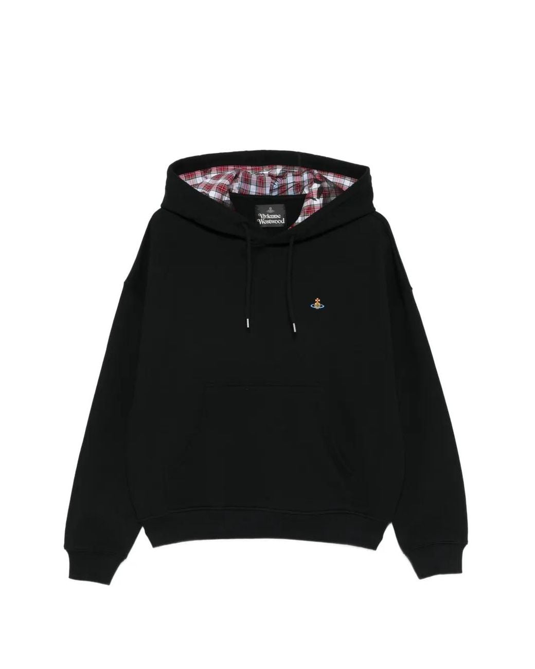 Vivienne Westwood Black Hooded Pouch Pocket Hoodie for men