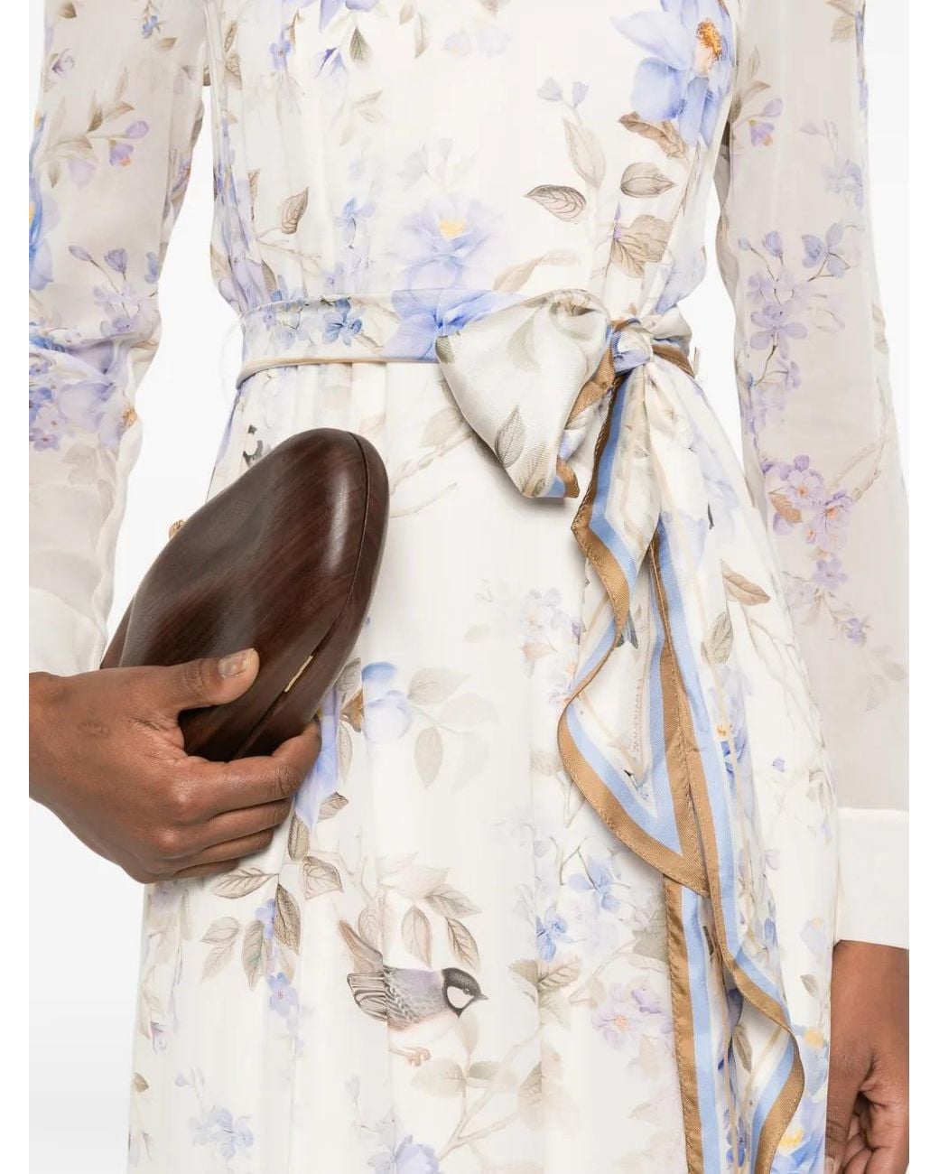 Zimmermann White "Luna Sheath" Long Dress