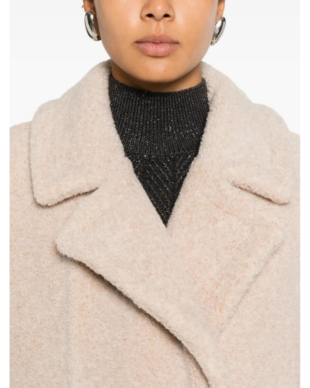 Herno Natural Double-Breasted Coat