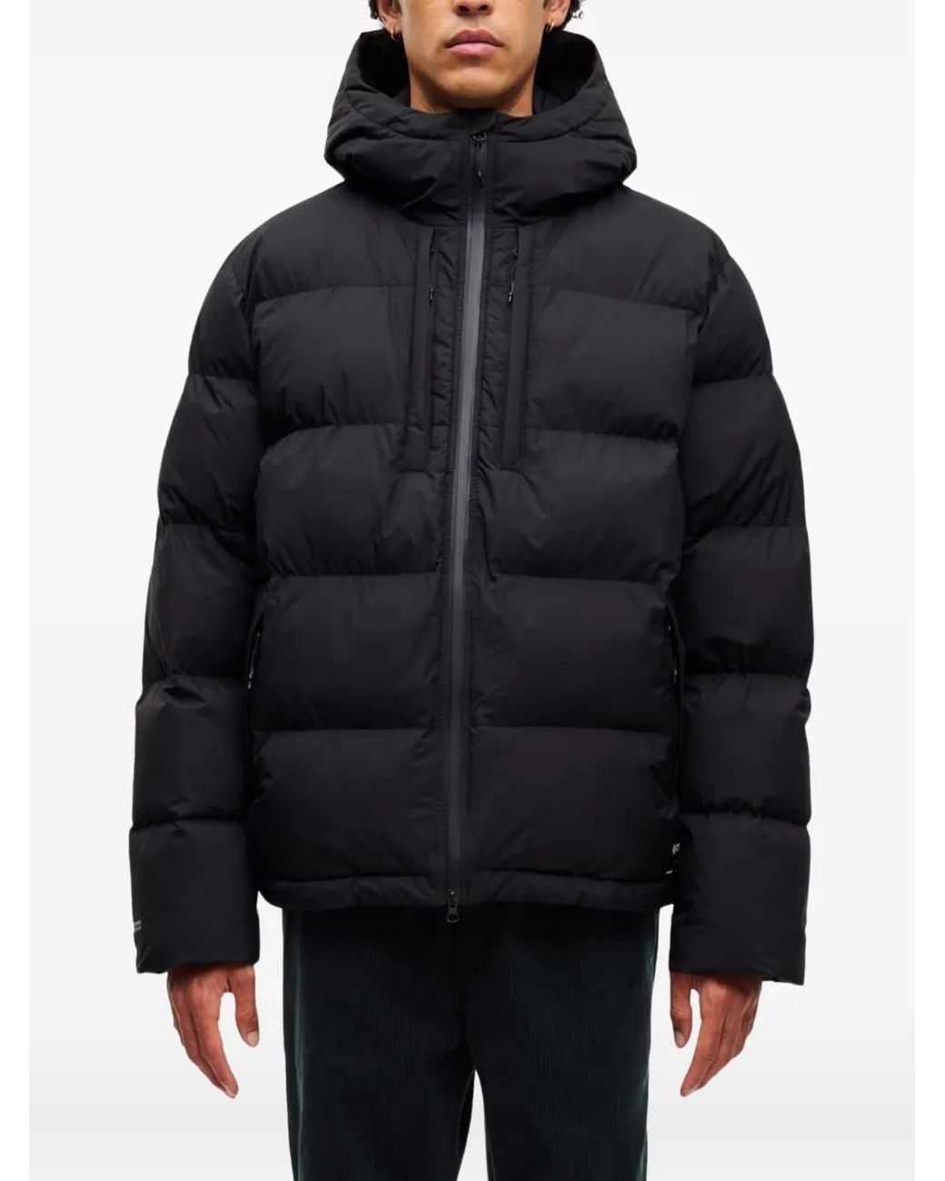 Samsøe & Samsøe Gefütterte Kapuzenjacke in Black für Herren