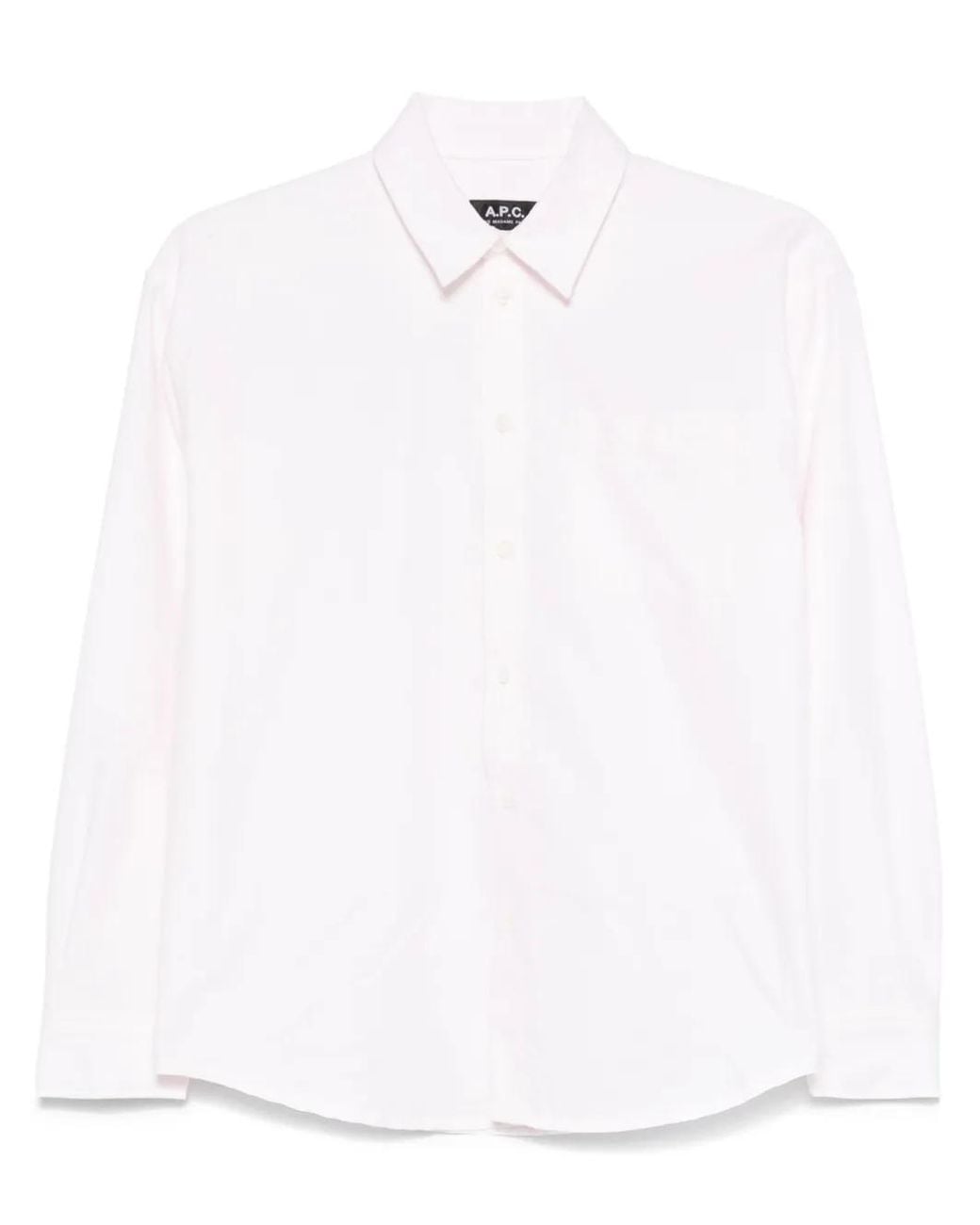 A.P.C. White Organic Cotton Shirt