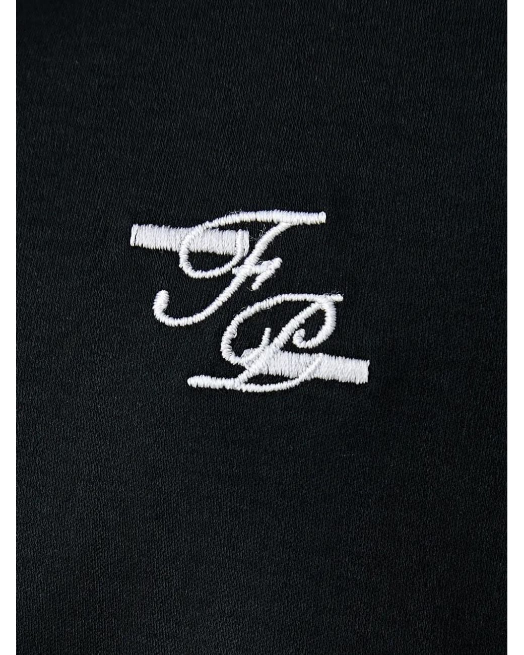 Filling Pieces Black Chemise À Logo Brodé for men
