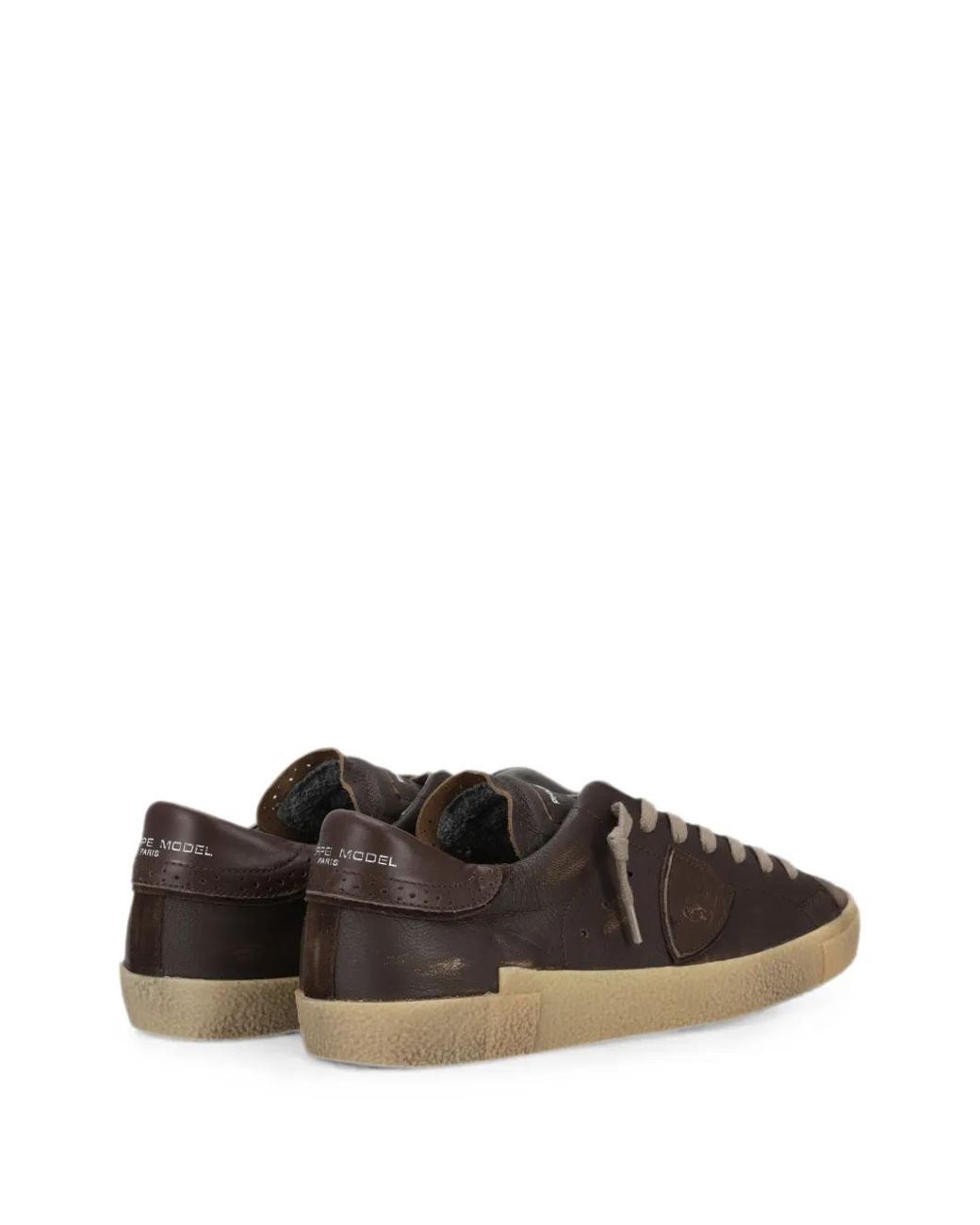 Philippe Model Brown Sneakers for men