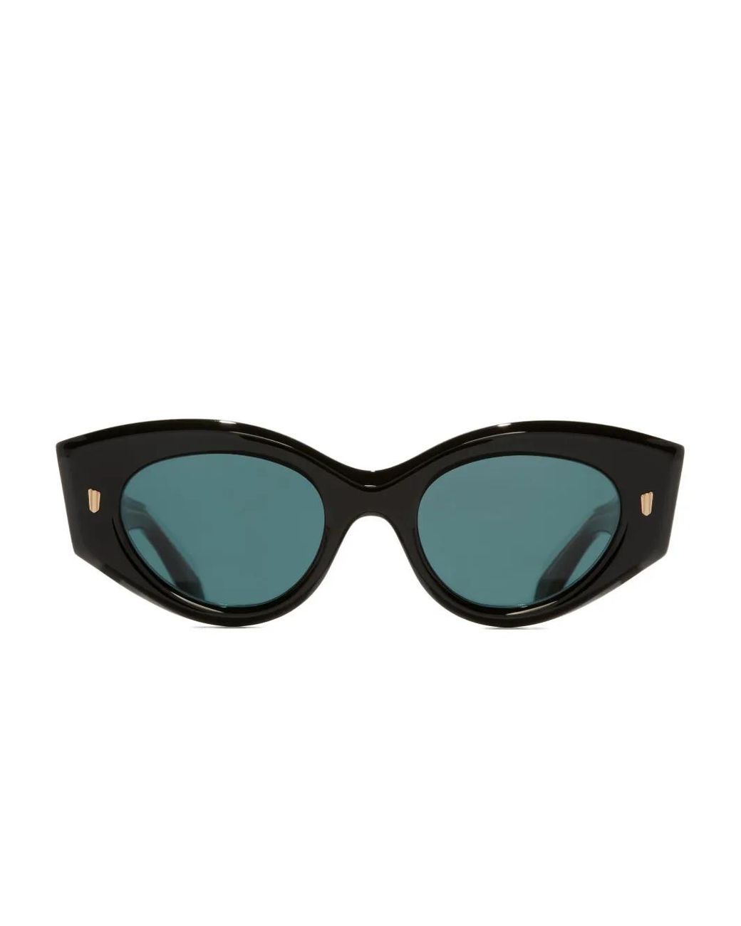 Cutler & Gross Green Cat-Eye Sunglasses