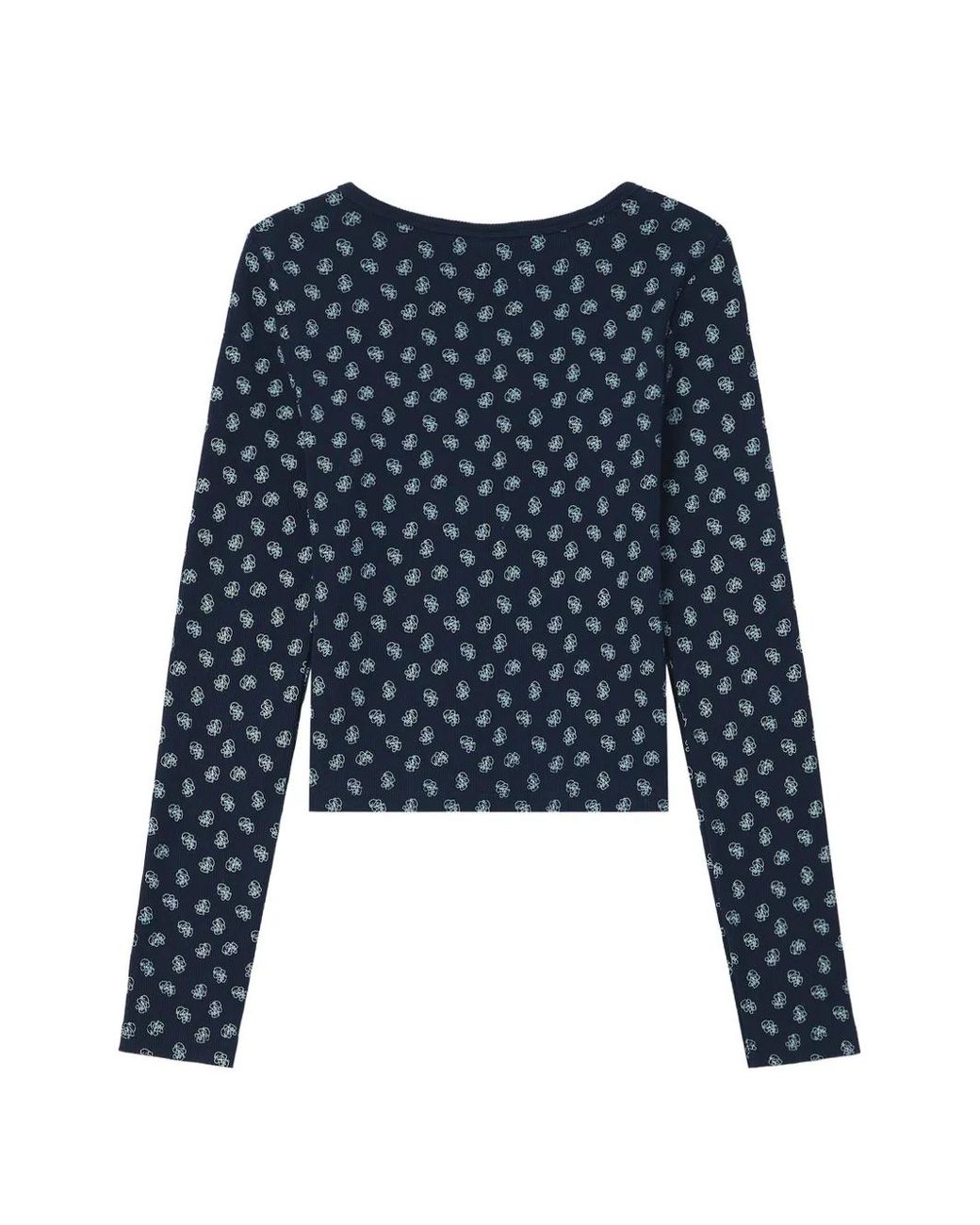 Chocoolate Blue All-Over-Print Long-Sleeve T-Shirt