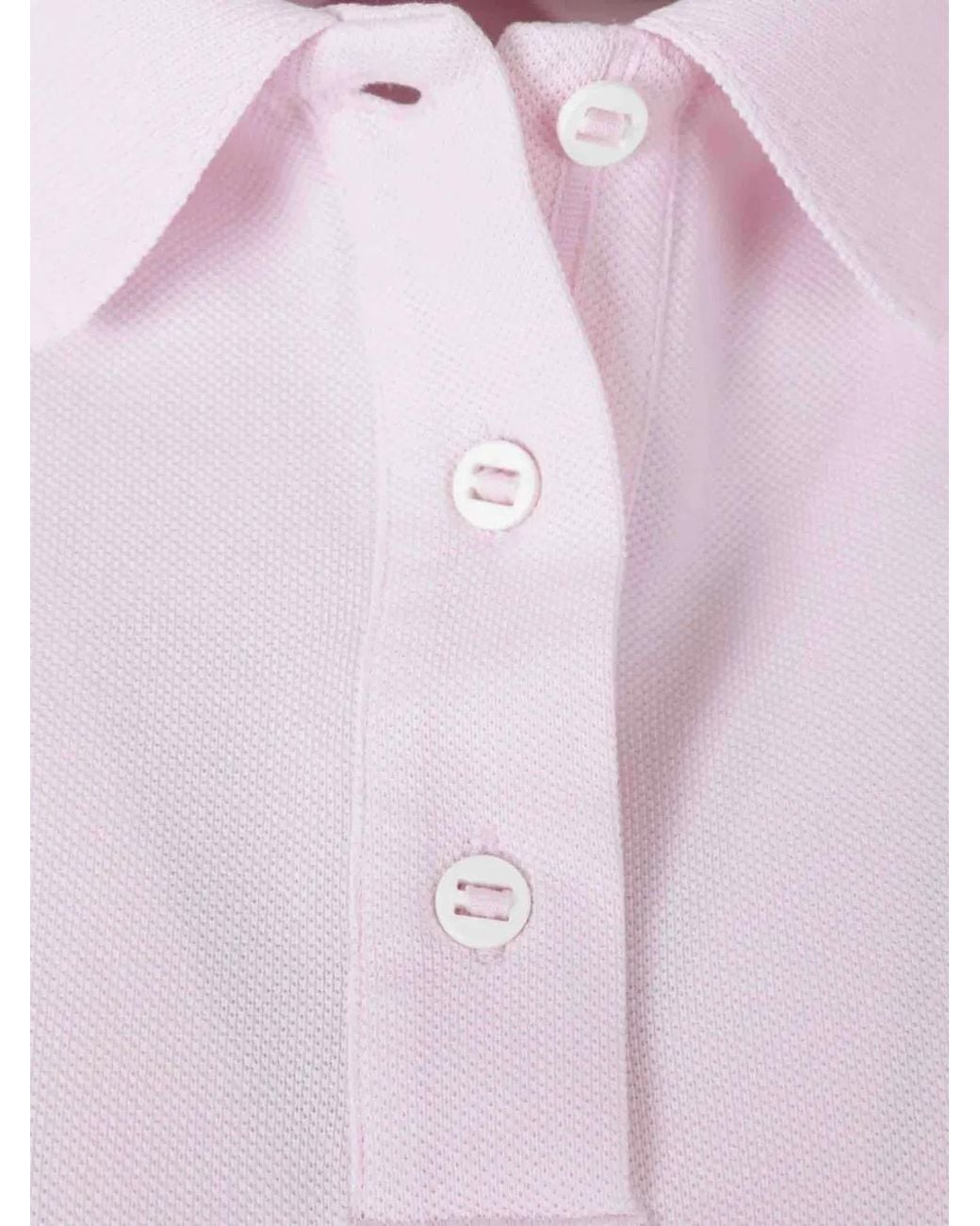 Canada Goose Pink Almira Logo-Patch Polo Shirt