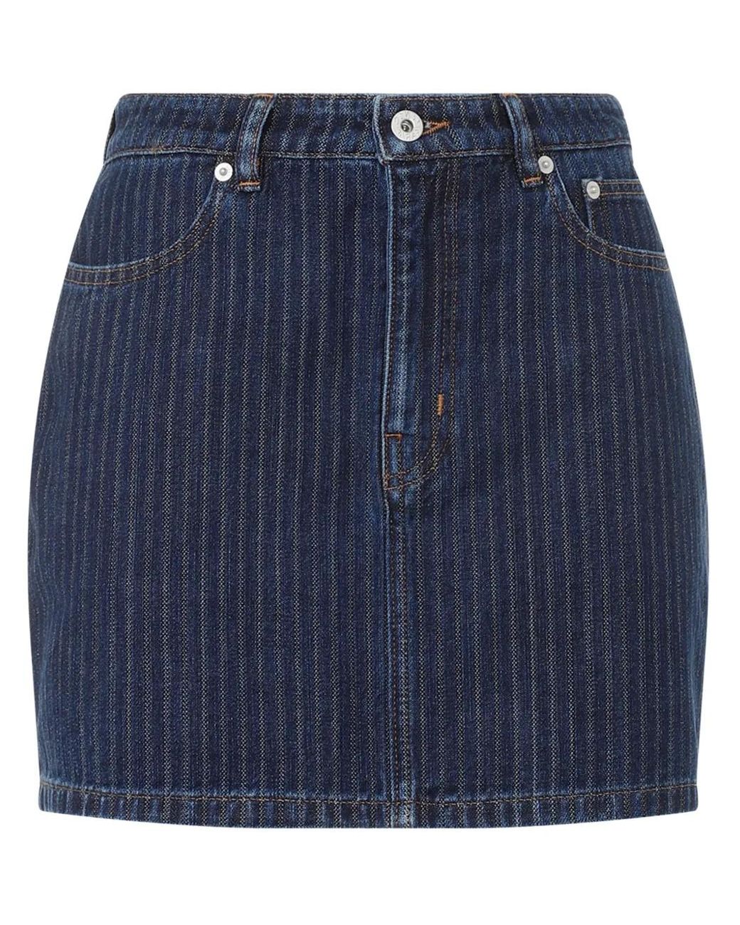 KENZO Blue Denim Mini Skirt
