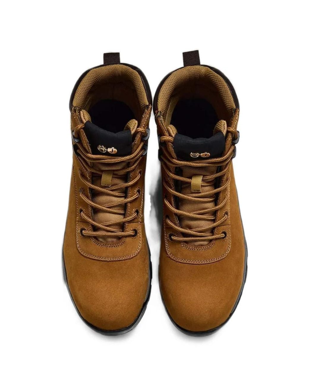 HIDE & JACK Brown Cortina Suede Hiking Boots