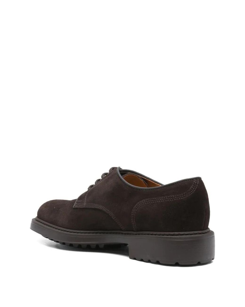 Doucal's Brown Derbies En Daim for men