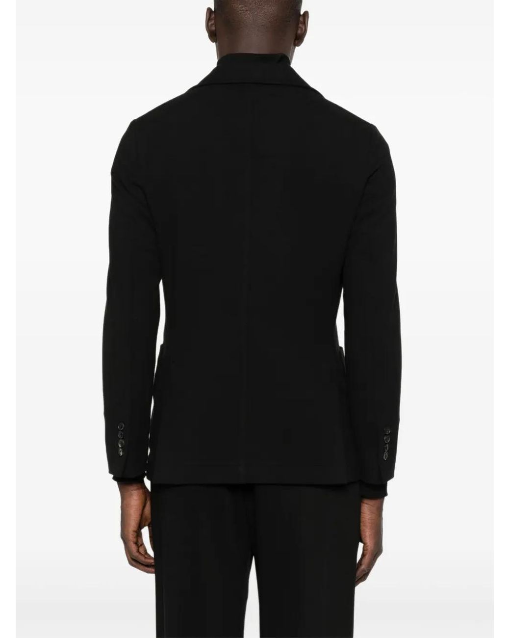 Circolo 1901 Black Two-Button Patch-Pocket Blazer for men