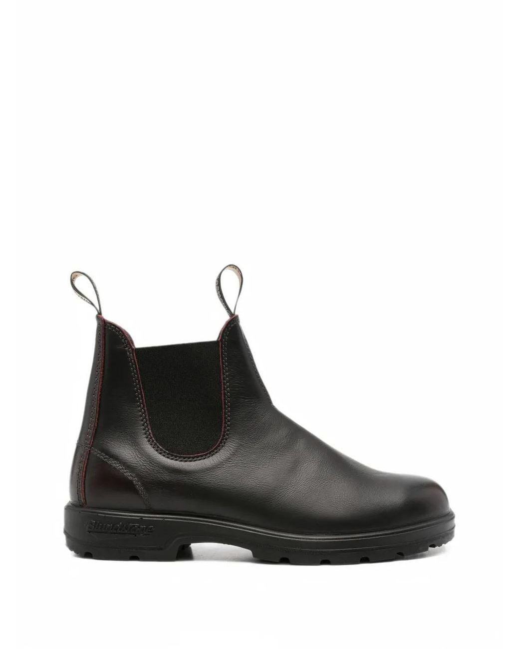Blundstone Black Elasticated Leather Chelsea Boots for men