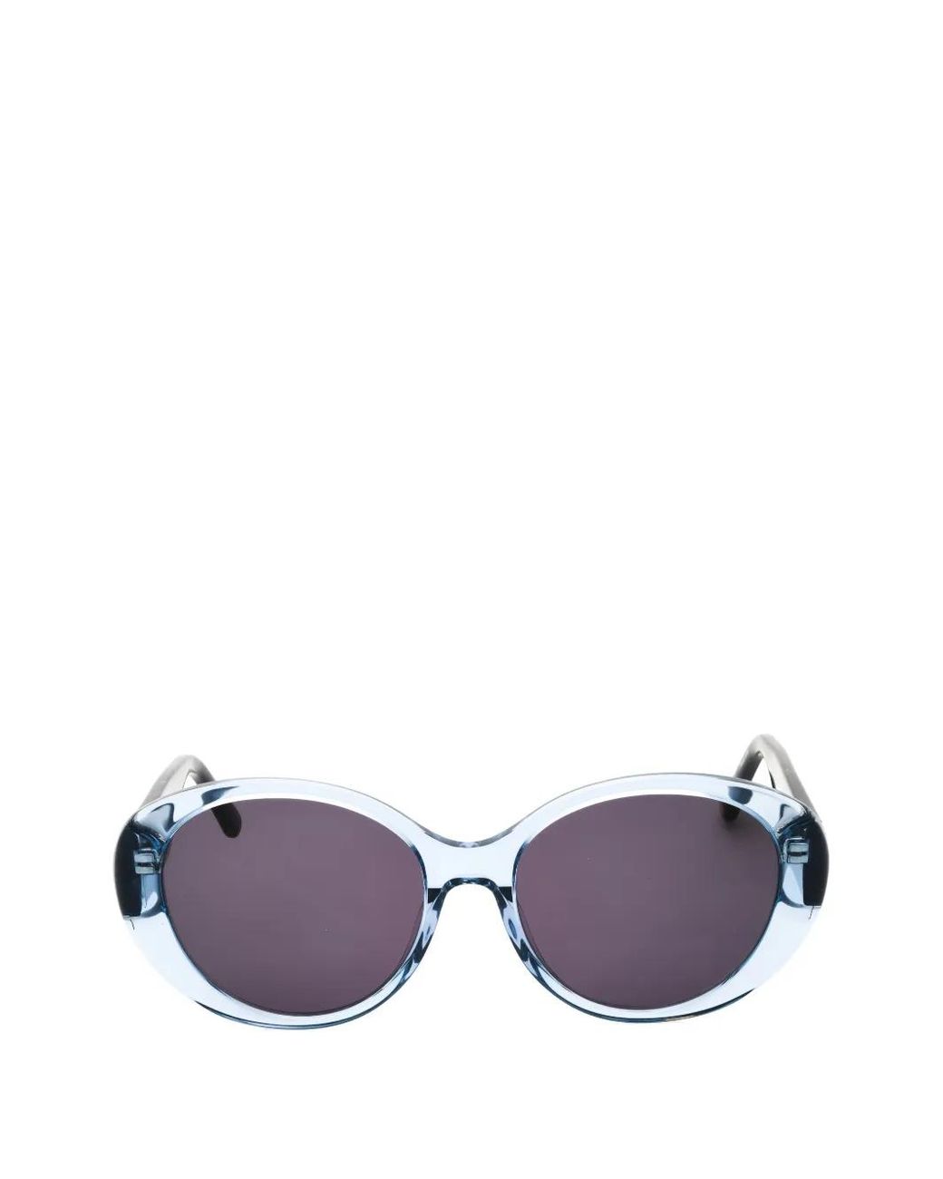 Anne Klein Purple Round-Frame Sunglasses