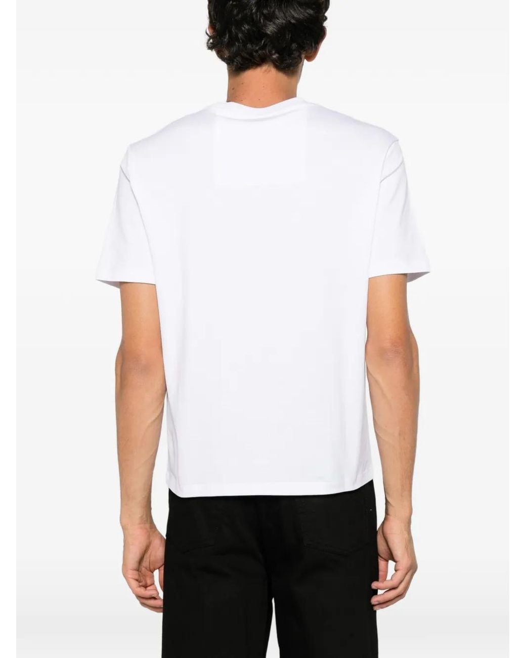 Lanvin White Crew-Neck T-Shirt for men