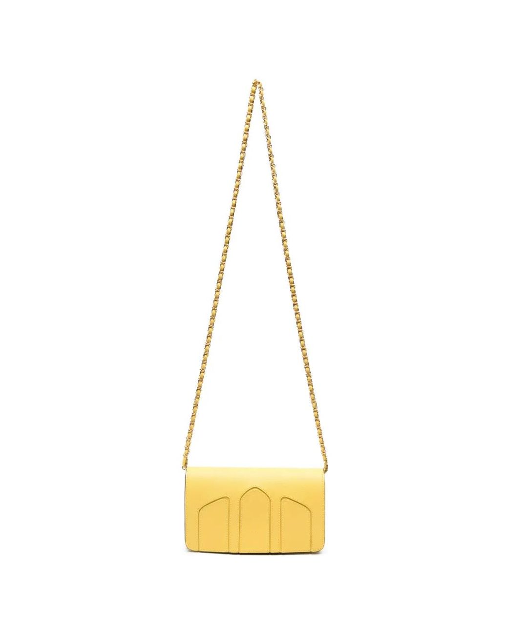 Delage Metallic Sac À Bandoulière En Cuir