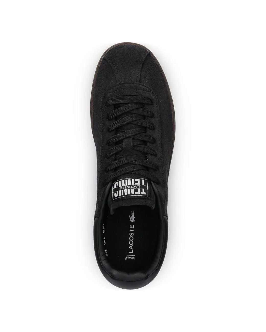 Lacoste Black Baseshot Lace-Up Sneakers for men
