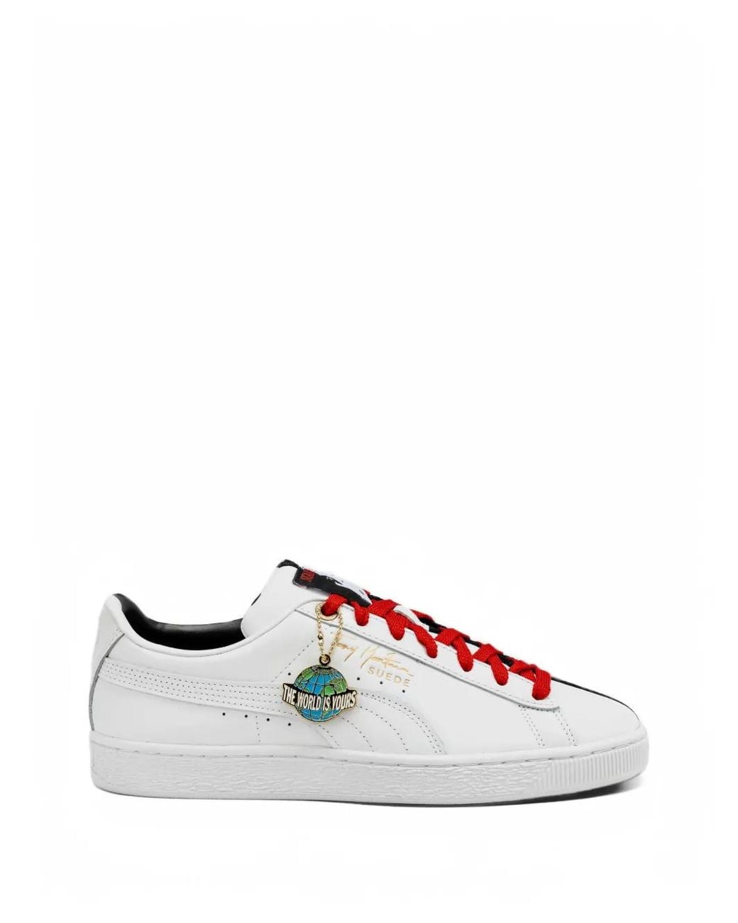 PUMA White Suede Scarface Sneakers for men