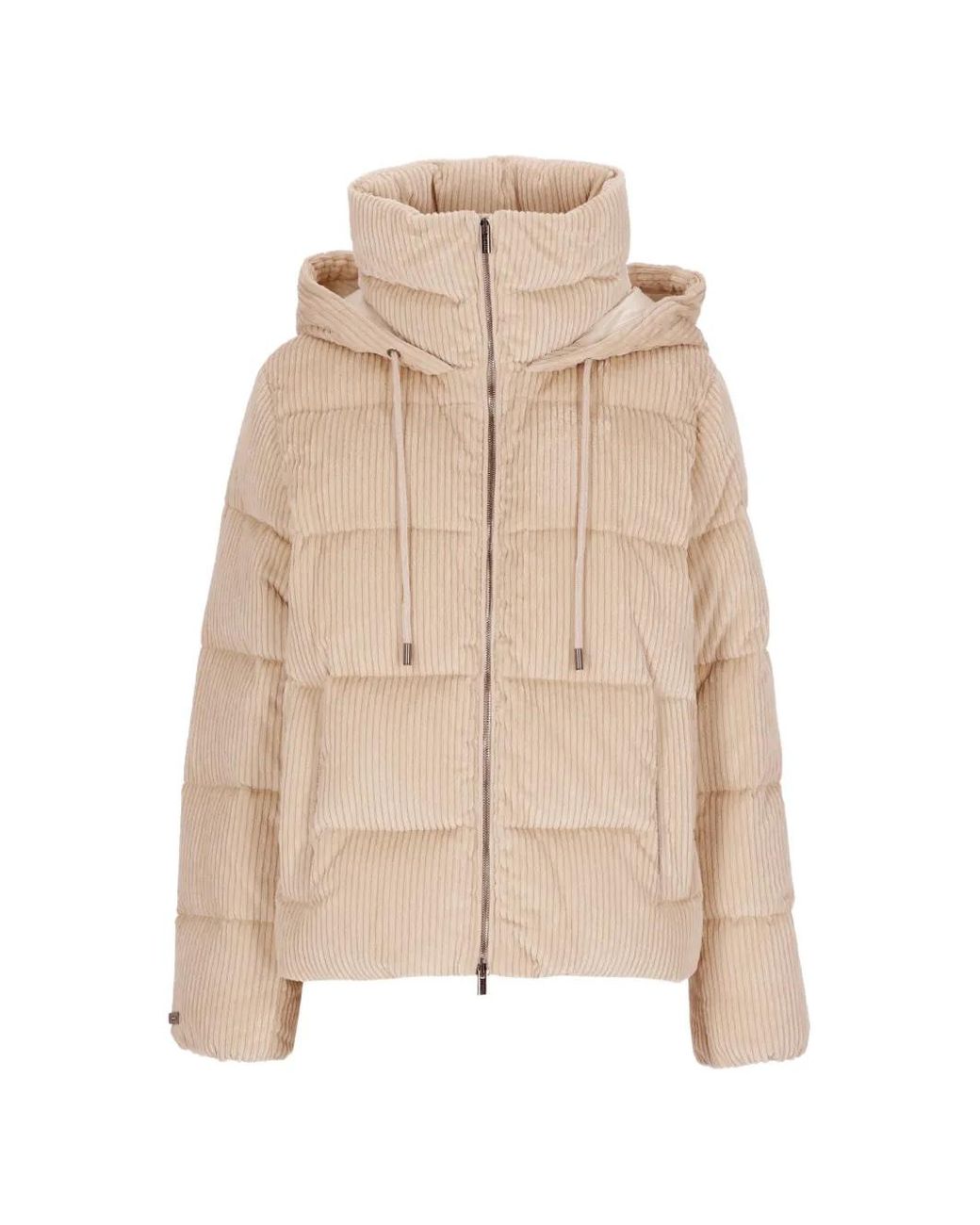 Peserico Natural Quilted Corduroy Jacket