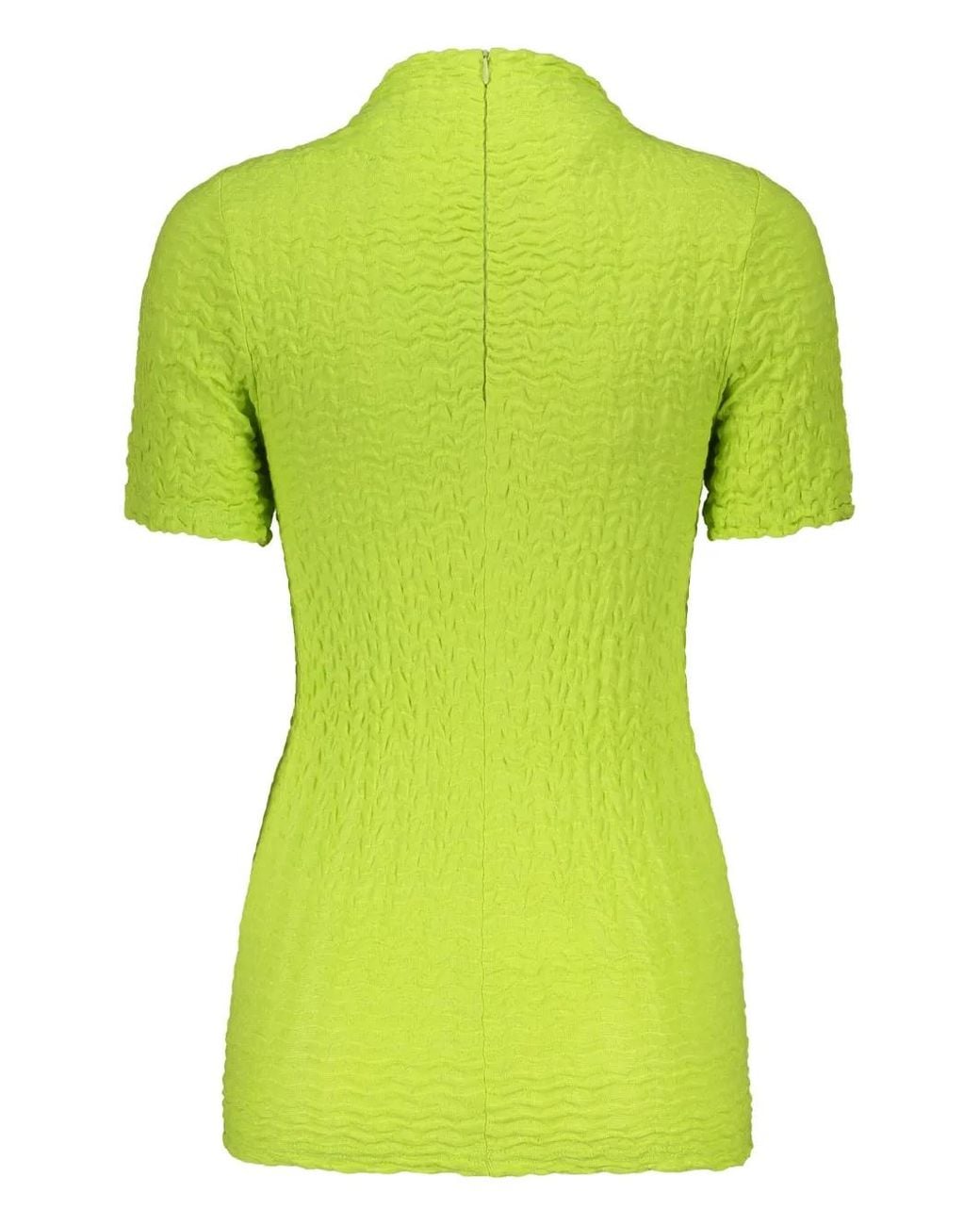 Low Classic Green Cotton-Blend Top