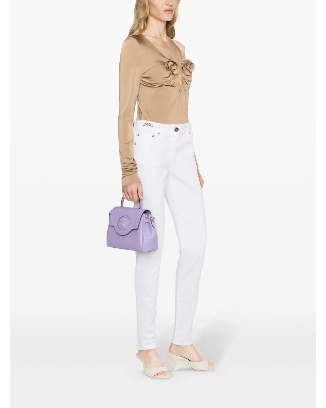Versace White Skinny Jeans