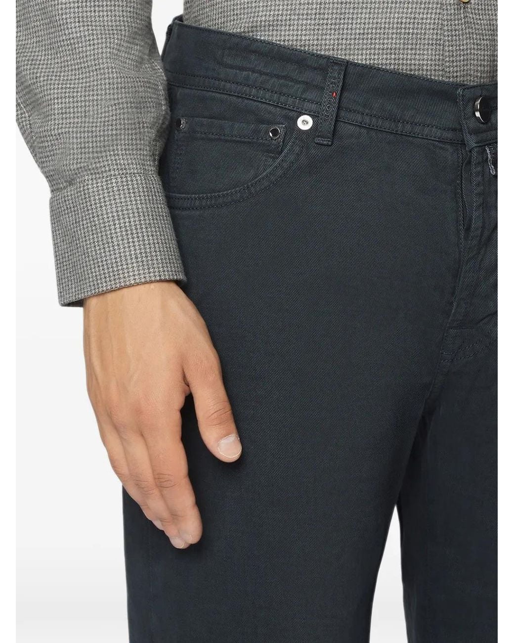Kiton Blue Slim-Fit Jeans for men