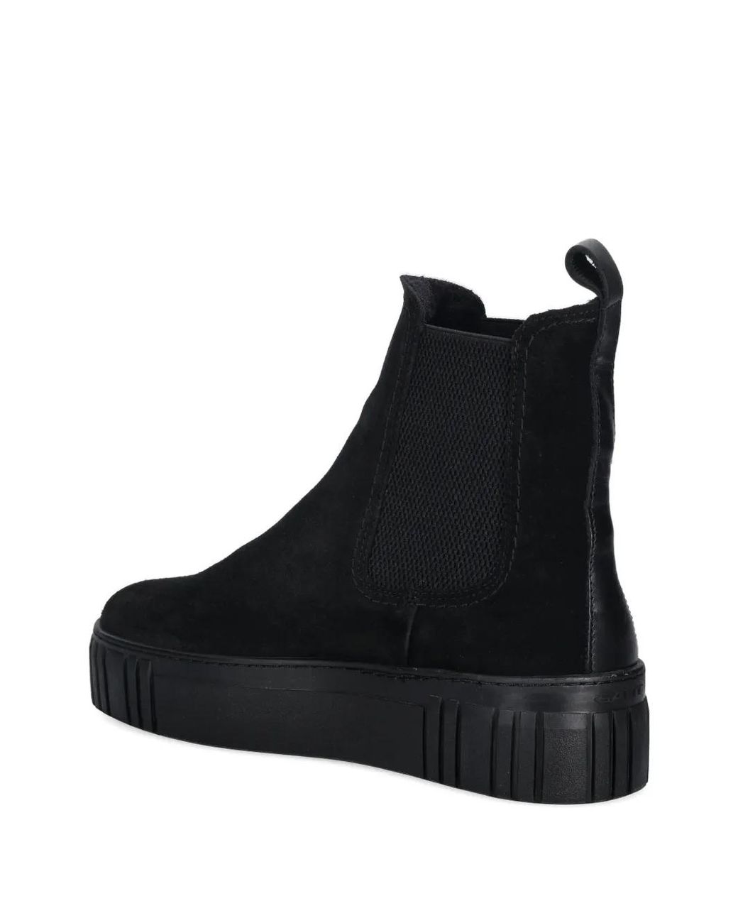 Gant Black Platform Pull-Tab Boots