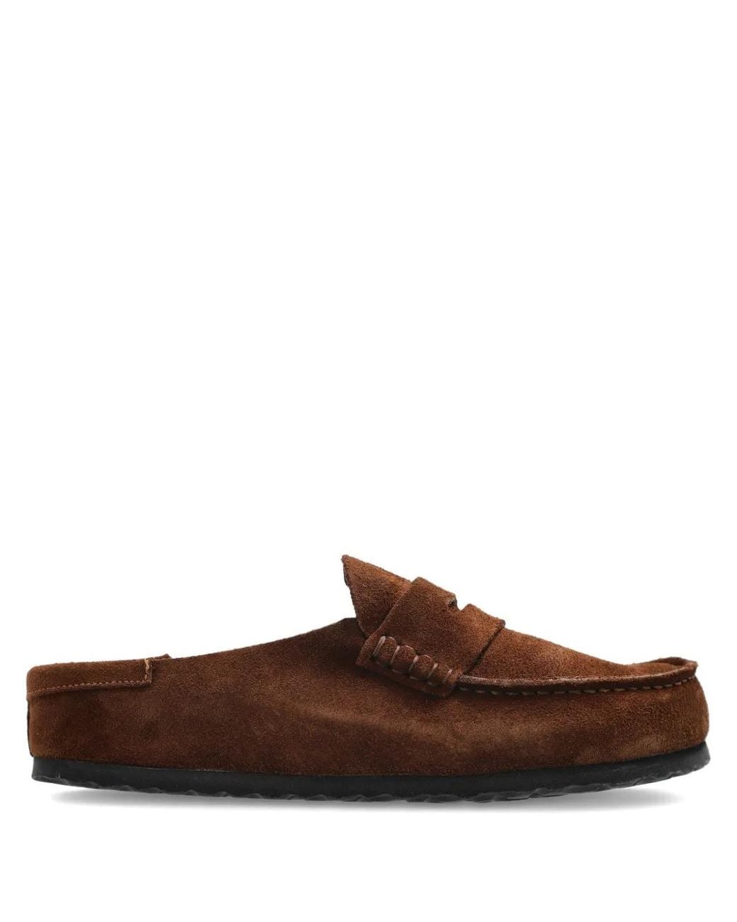 Birkenstock Brown Naples Wrapped Clogs