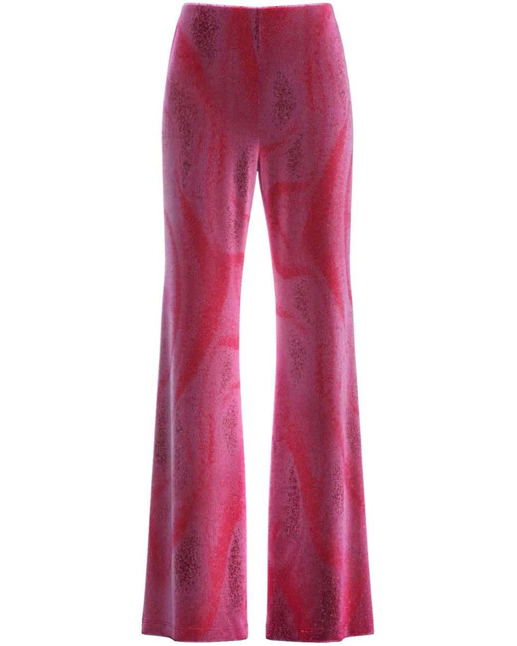 MACCAPANI Red Easy Palazzo Pants