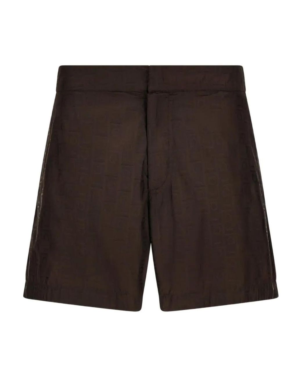 Ferragamo Black Monogram Bermuda Shorts for men