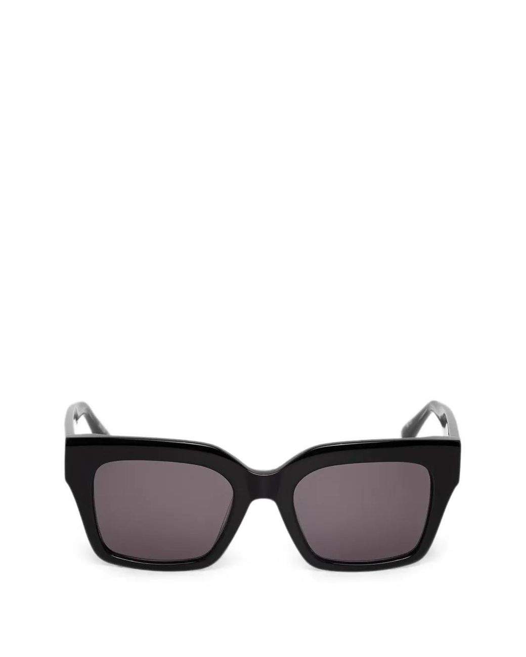 Barbour Black Lunettes De Soleil Carrées À Motif Tartan