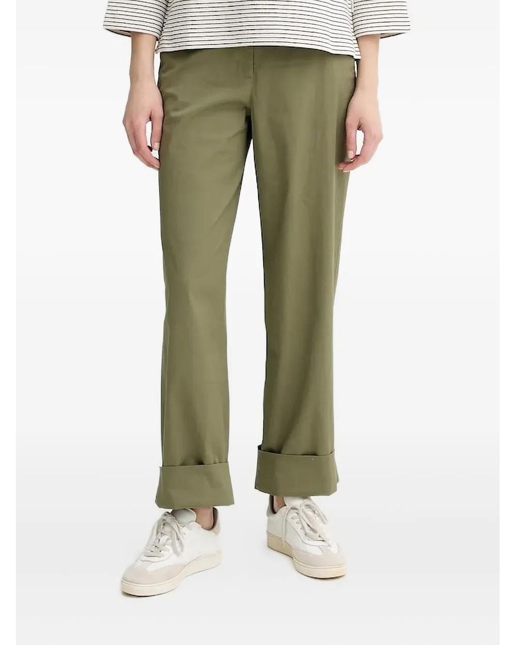 Marc O' Polo Green Straight Trousers
