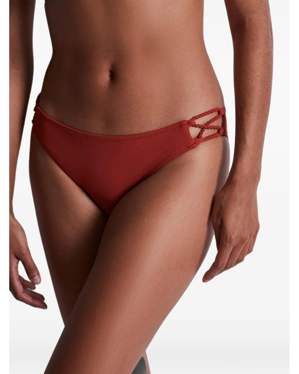 Aubade Red Summer Journey Braided Bikini Briefs