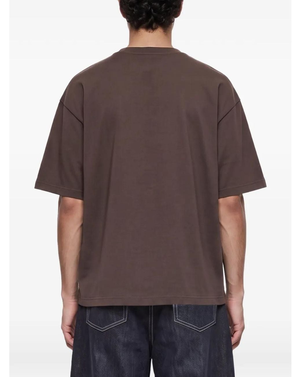 Comme des Garçons Brown Drop-Shoulder T-Shirt for men