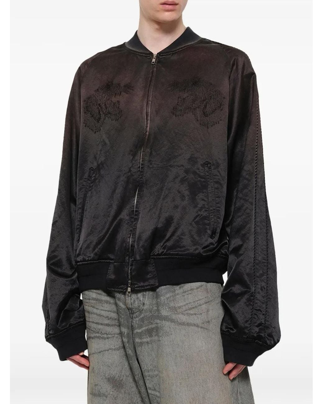 Doublet Black Veste À Broderies for men