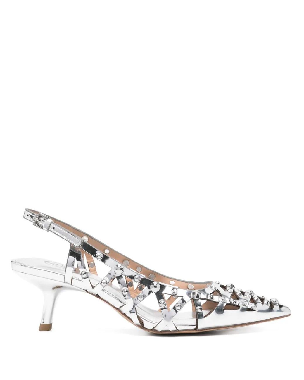 Ash White Bizarre Slingback