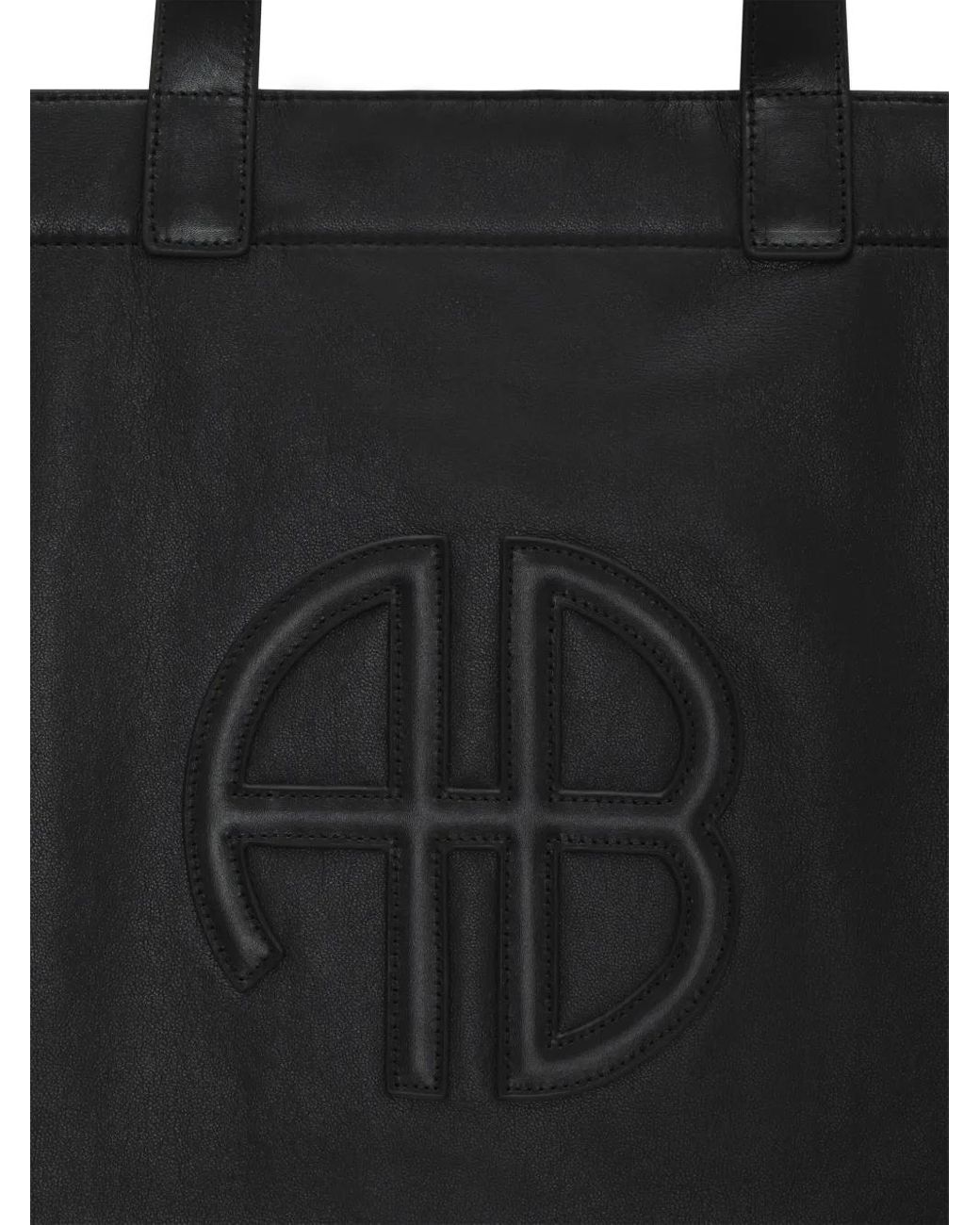 Anine Bing Black Large Rio Tote
